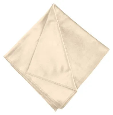 Produktbild von Velours-Servietten Creme 45x45 cm – elegante Tischservietten aus Velours, Set 10 Stück, weich & wiederverwendbar