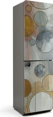 Obrázek produktu pro Magnetická fólie na ledničku - Dekorativní magnetická fólie do kuchyně - Magnet na ledničku - Samolepicí magnetická tabule - Magnetická fólie na dveře ledničky - 60x205 cm