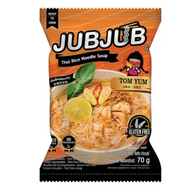 Produktbild von JUB JUB Instant Reisnudeln Thai Tom Yum 70g