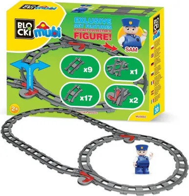 Zdjęcie produktu dla Klocki Blocki Mubi Zestaw torów