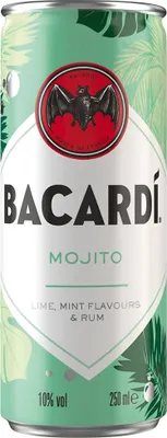 Obrázek produktu pro Koktejlový nápoj Bacardi Mojito s alkoholem v plechovce 250 ml