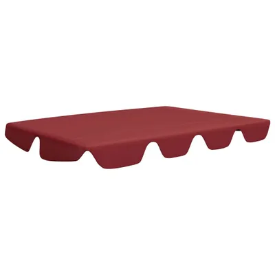 Produktbild von Ersatzdach für Hollywoodschaukel Weinrot 150/130x105/70 cm