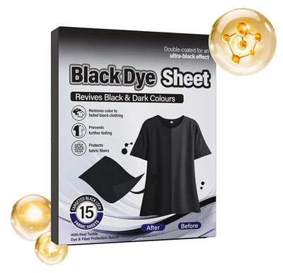 Imagen del producto de Pintura negra para el cuidado de la ropa