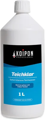 Produktbild von KOIPON Teichklar 1L Teichklärer gegen Schwebealgen & trübes Wasser