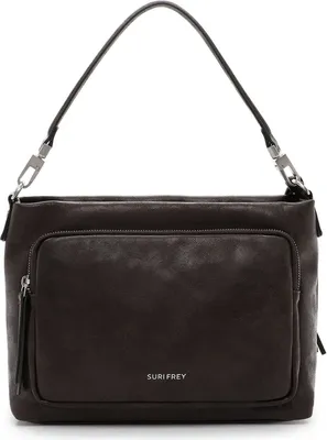 Image de SURI FREY sac à épaule sac à épaule bandoulière Carly Beutel Brown marron foncé