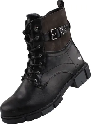 Zdjęcie produktu dla Mustang damskie buty za kostkę czarne