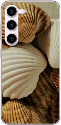 Produktbild von König Design Hülle kompatibel mit Samsung Galaxy S23 Plus Kunststoff Soft Handyhülle - Handy Case Muscheln