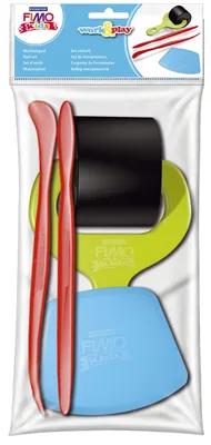 Obrázok produktu pre FIMO® kids 8700 pracovná a hracia súprava s 2 modelovacími tyčinkami 4 kusy