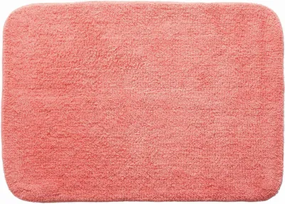 Produktbild von Spirella Badteppich Badematte Duschvorleger 100% Baumwolle Hochflor | flauschig | rutschhemmend | geeignet für Fußbodenheizung | 50x70 cm | Rosa