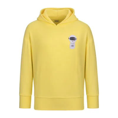 Produktbild von Audi Hoodie ADUI, Gr. 134/140, gelb, Kinder, Pullover, Pulli, Kapuzenpullover