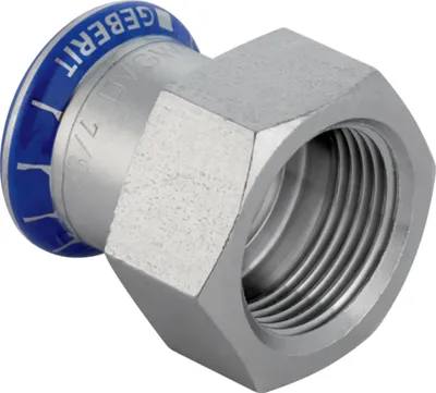 Produktbild von Geberit GE Mapress Edelstahl Uebergang, d18mm, Rp1/2, 1 Stk.