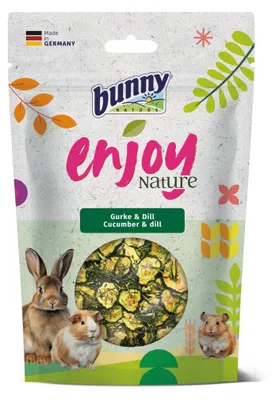 Productafbeelding van Bunny Nature Knagervreugde, Natuurlijke Komkommer & Dille, 40 gram