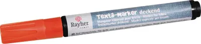 Produktbild von rayher Hobby Textil Marker deckend orange