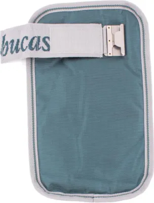 A close-up of a Bucas extender with a magnetic buckle.