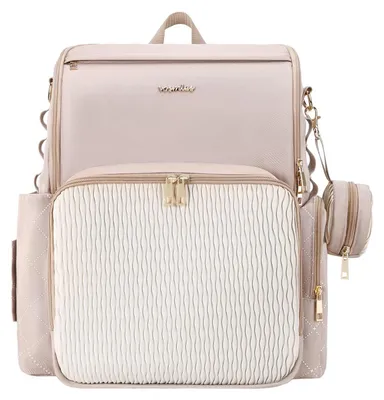 Produktbild von Babytasche, wasserdichter Wickelrucksack, Wickelauflage, Schnullertasche, Kinderwagenriemen, für unterwegs