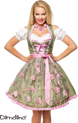 Produktbild von Dirndline Dirndl mit Blumenschürze