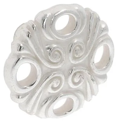 Immagine prodotto di Maniglia per mobili in zamak, diametro 36 mm, finitura argento "Venezia"