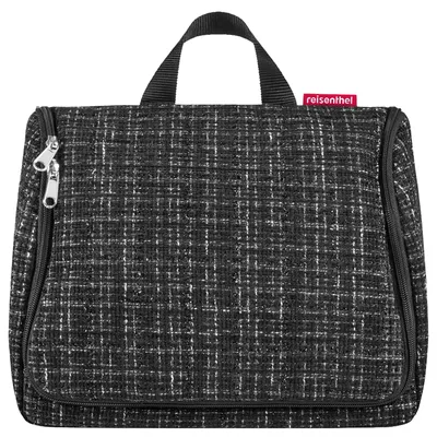 Produktbild von Reisenthel toiletbag XL, Kulturbeutel, Schwarz, Polyester, Muster, Reißverschluss, 3 Taschen