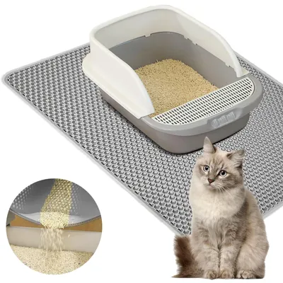Obrázok produktu pre Veľká podložka do mačacej toalety - 90 x 60 cm - Dvojvrstvová