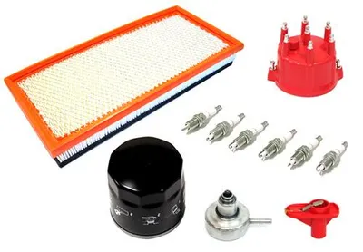 Produktbild von Serviepaket 4.0-L. Luftfilter Ölfilter Filter Zündkerzen Jeep Wrangler TJ 99-02