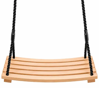 Holzschaukel für Kinder & Erwachsene, bis 250 kg, 65x30 cm