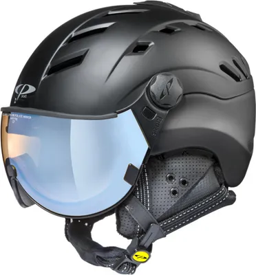 Produktbild von CP Camurai Skihelm black soft touch - dl vario lens brown pol ice mirror Unisex  Gr. S (53-55 cm) Ski Helmet Snowboardhelm Schutzhelm Wintersport Wintersport black soft touch - dl vario lens brown pol ice mirror Unisex  Gr. S (53-55 cm)