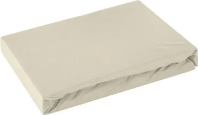 Obrázek produktu pro Design 91 Prostěradlo s gumičkou 140x200 béžové na vysokou matraci 30 cm 125 g/m2
