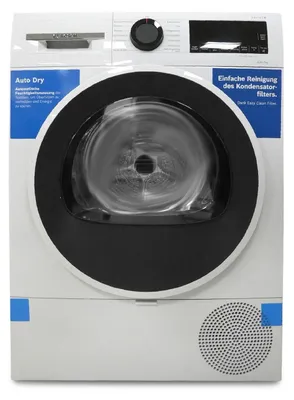 Produktbild von Bosch Serie 6 WQG241001, Freistehend, Frontlader, Wärmepumpe, Weiß, Drehregler, Rechts