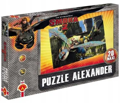 Obrázok produktu pre Alexander Puzzle Ako vycvičiť draka 2 Prenasledovanie 20 dielov