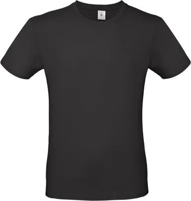 Produktbild von Herren-T-Shirt, Kurzarm - B&C #E150 - black - Größe M