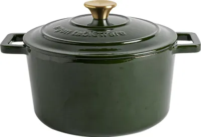 Produktbild von Runde Gusseisen-Auflaufform – 4,5 l – Grün