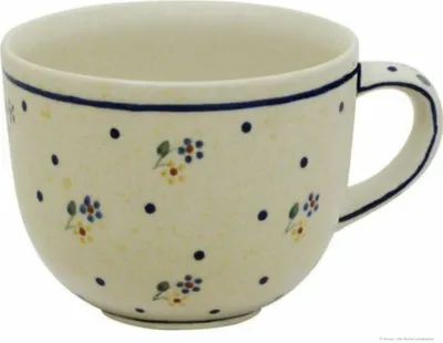 Produktbild von Bunzlauer Keramik Cappuccino-Tasse 0.30 Liter Design 111 - Becher Milchkaffeetasse