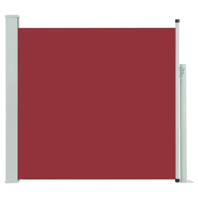 Image de Auvent latéral rétractable de patio 170x300 cm Rouge
