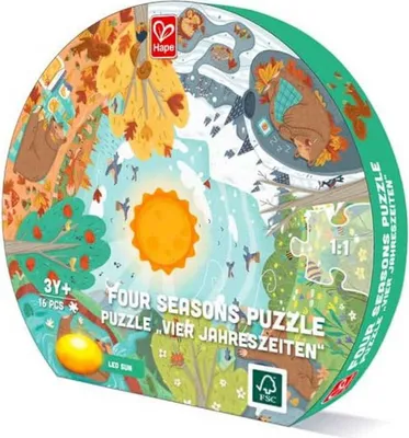 Zdjęcie produktu dla Hape Puzzle Cztery Pory Roku
