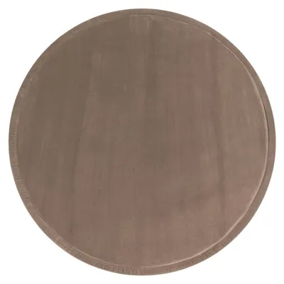 Produktbild von TT Home Krabbelmatte Babyzimmer Teppich Spielmatte Kinder Unifarben Rutschfest Flauschig Größe 80 cm Rund