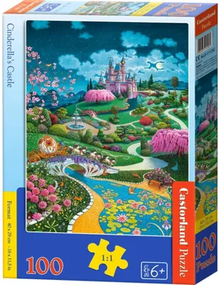 Immagine prodotto di Puzzle Castorland da 100 pezzi - Il castello di Cenerentola