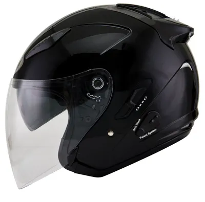 Immagine prodotto di Casco KYT Hellcat Plain Jet Taglia: L (59/60), Colore: Nero