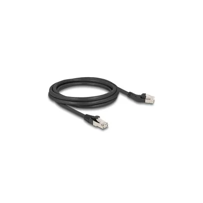 Obrázok produktu pre DeLOCK 80615, 2 m, Cat6a, S/FTP (S-STP), RJ-45, RJ-45, Čierna