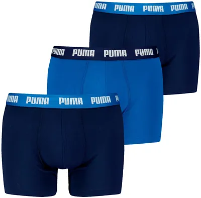 Imagen del producto de Pantalones bóxer Puma Everyday, pack de 3 unidades, varios colores, talla M, para hombre, varios colores, talla M