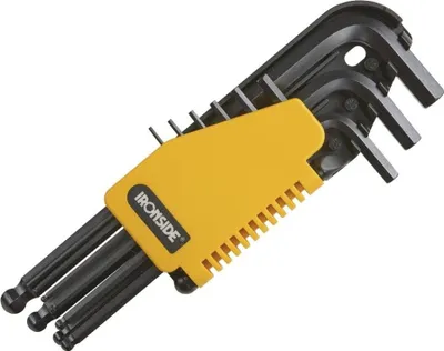 Produktbild von IRONSIDE Sechskant.Satz 9tlg Kugel lang im Klapphalter