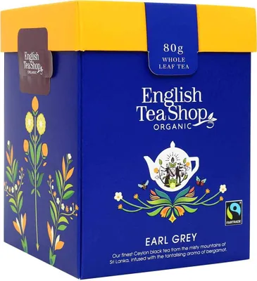 Produktbild von ETS - Earl Grey, BIO Fairtrade, Loser Tee, 80g Box