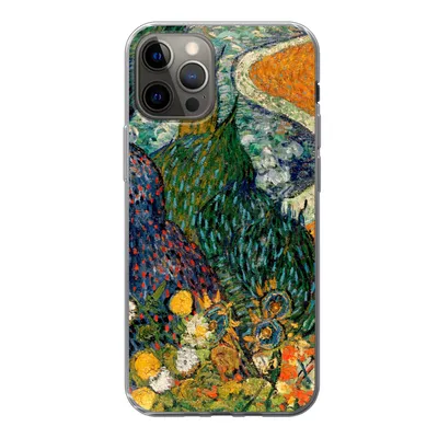 Produktbild von MuchoWow® Handyhülle Schutzhülle Hülle für iPhone 12 Pro Erinnerungen an den Garten von Etten - Vincent van Gogh Silikon Softcase Handy Hülle - Abdeckung