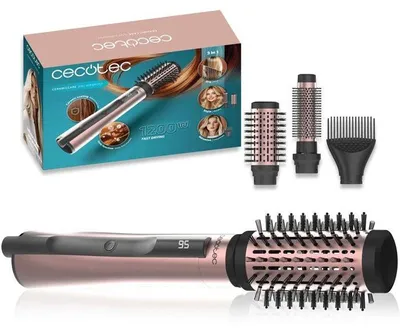 Image de Brosse coiffante - CECOTEC - CeramicCare 3in1 AirBrush - Revetement céramique - 1200 W
