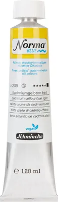 Schmincke Norma Blue Kadmiumgelbton hell 120ml Ölfarbe 21 239 012