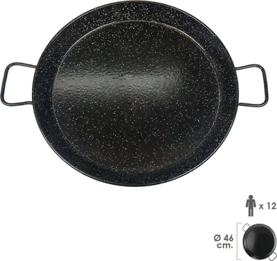 Immagine prodotto di Padella per paella valenciana smaltata 12 persone / 46 cm