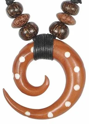 Produktbild von Hals-Kette aus Holz (Sabo-Wood)