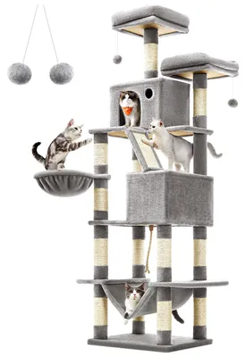 Produktbild von MOZOS Kitty-Tree, großer Kratzbaum für Katzen, hohe Ausführung, 206 cm