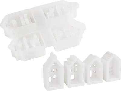 Produktbild von VBS Silikon Gießform Mini Lichthäuser 260 ml