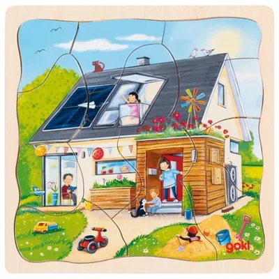 Immagine prodotto di Puzzle a strati Stiamo costruendo una casa
