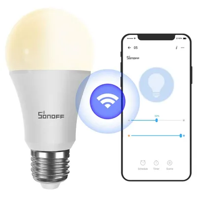 Produktbild von Sonoff B02-B-A60 Smart Lighting Intelligente Glhbirne 9 W Wei WLAN